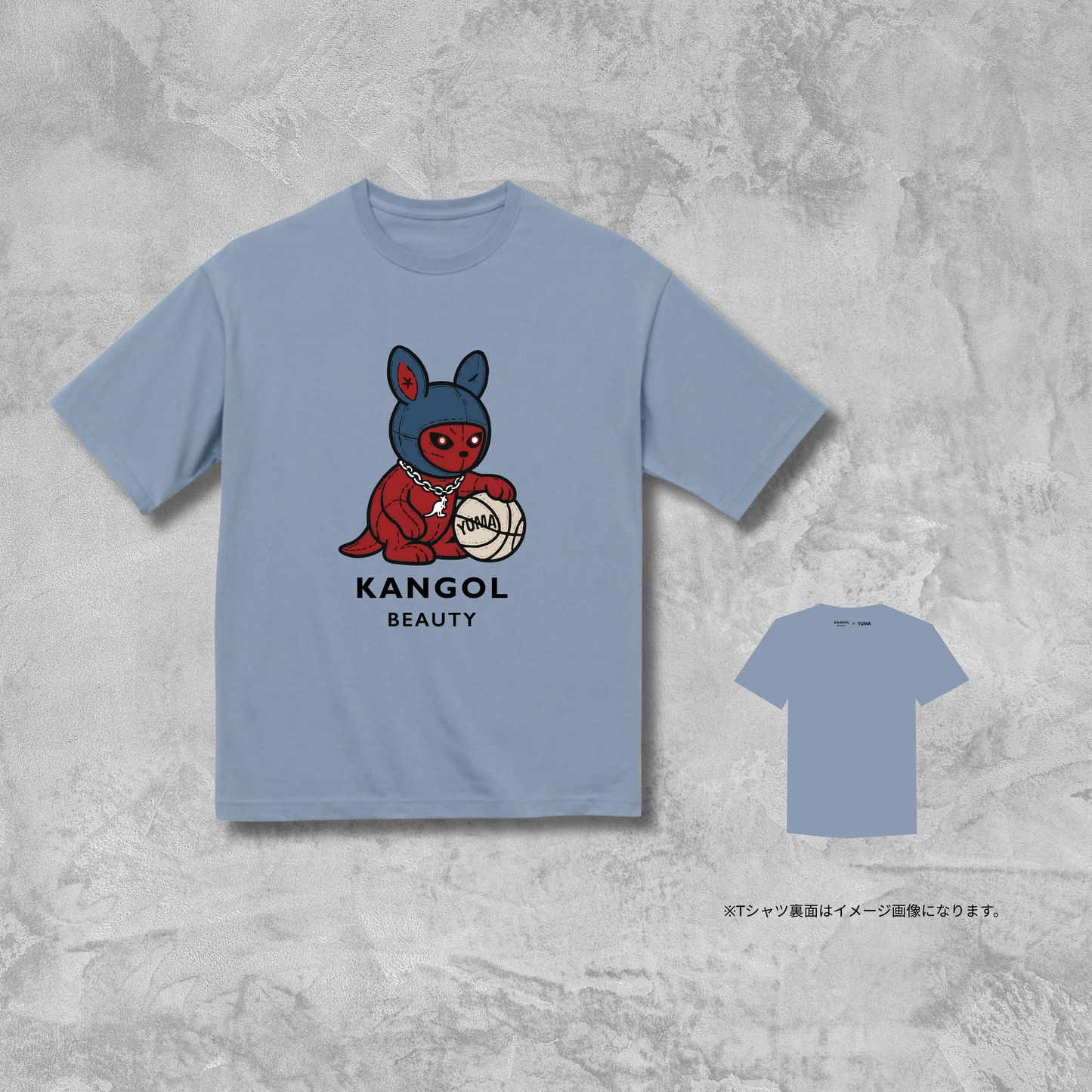 yuma × KB ビッグシルエットTシャツ