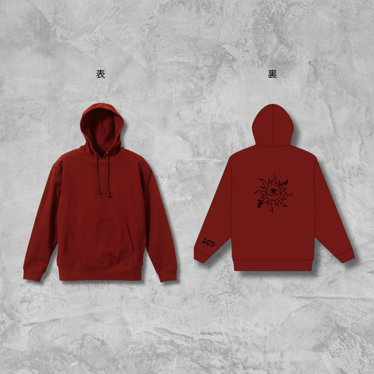 三白 × KB パーカー