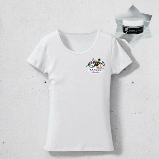 YUMERI x KBコラボ/フライスチビTシャツ+KBヘアバームSET