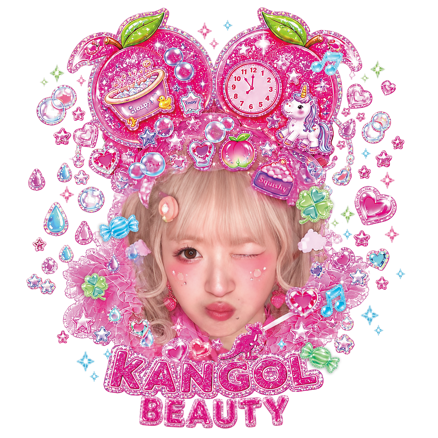 まるもももか🍑🐷 × KB コンプリートセット(限定アクリルキーホルダー付き)
