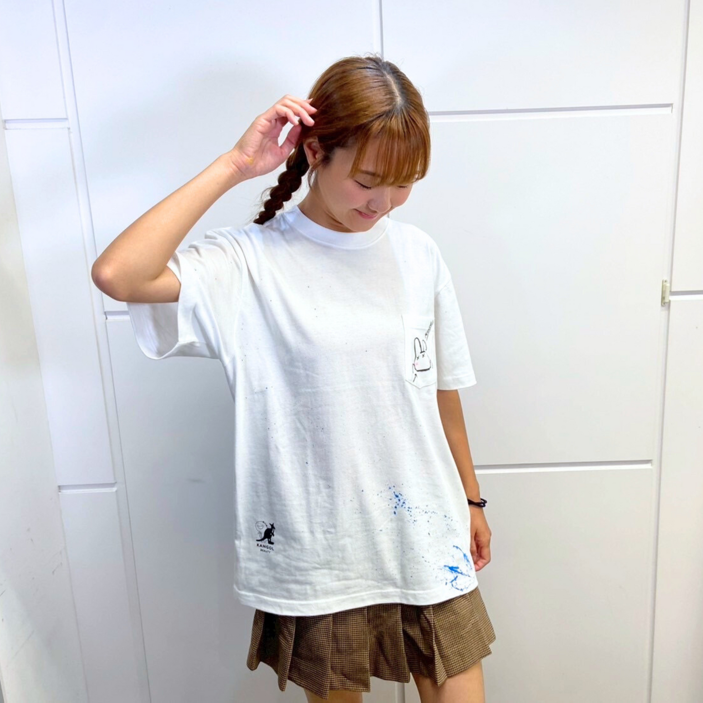 【特別商品/一点物/売り切れたら即終了】世界のモネ×KB ポケット付きTシャツ