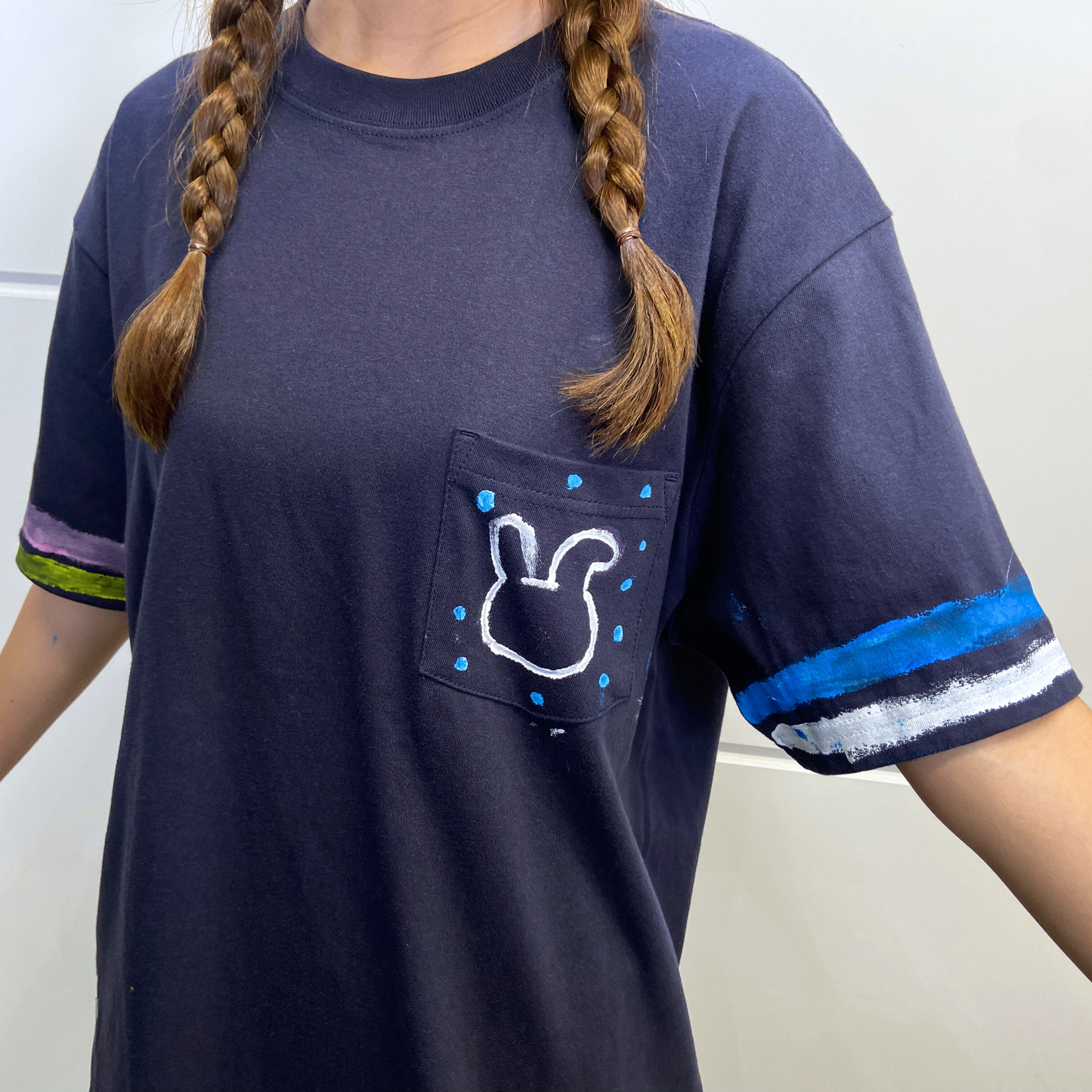 【特別商品/一点物/売り切れたら即終了】世界のモネ×KB ポケット付きTシャツ