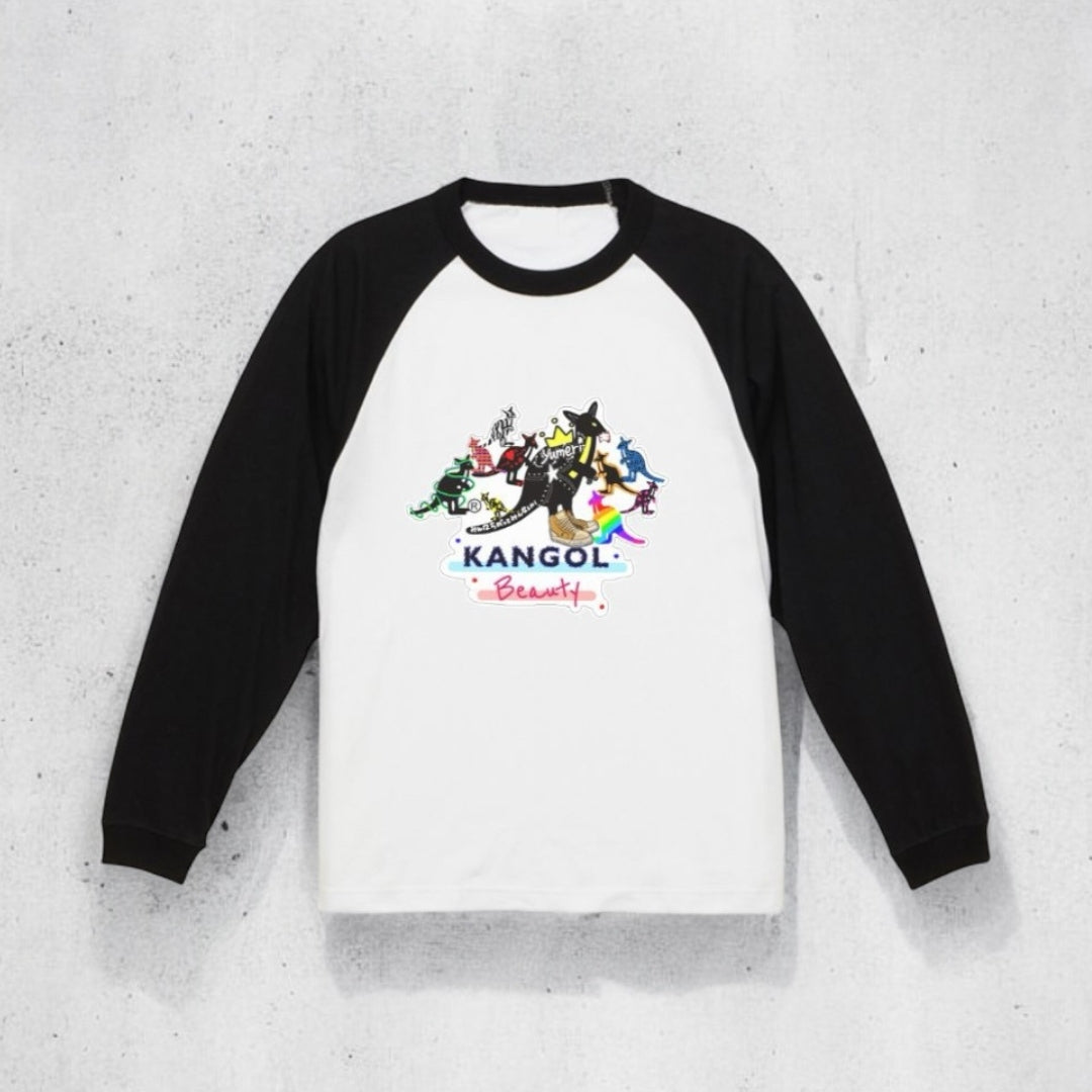 YUMERI x KBコラボ 【2点限定】リメイク ラグランロングTシャツ