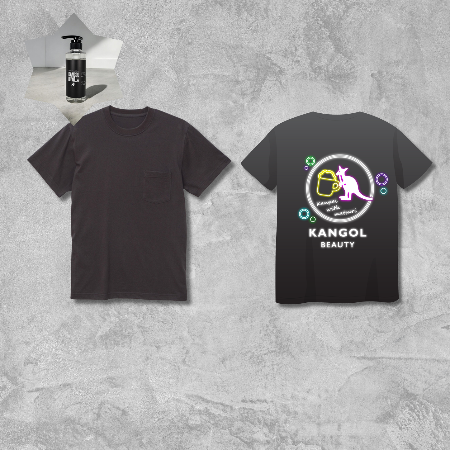 風宮まつり×KB ポケット付きTシャツセット①