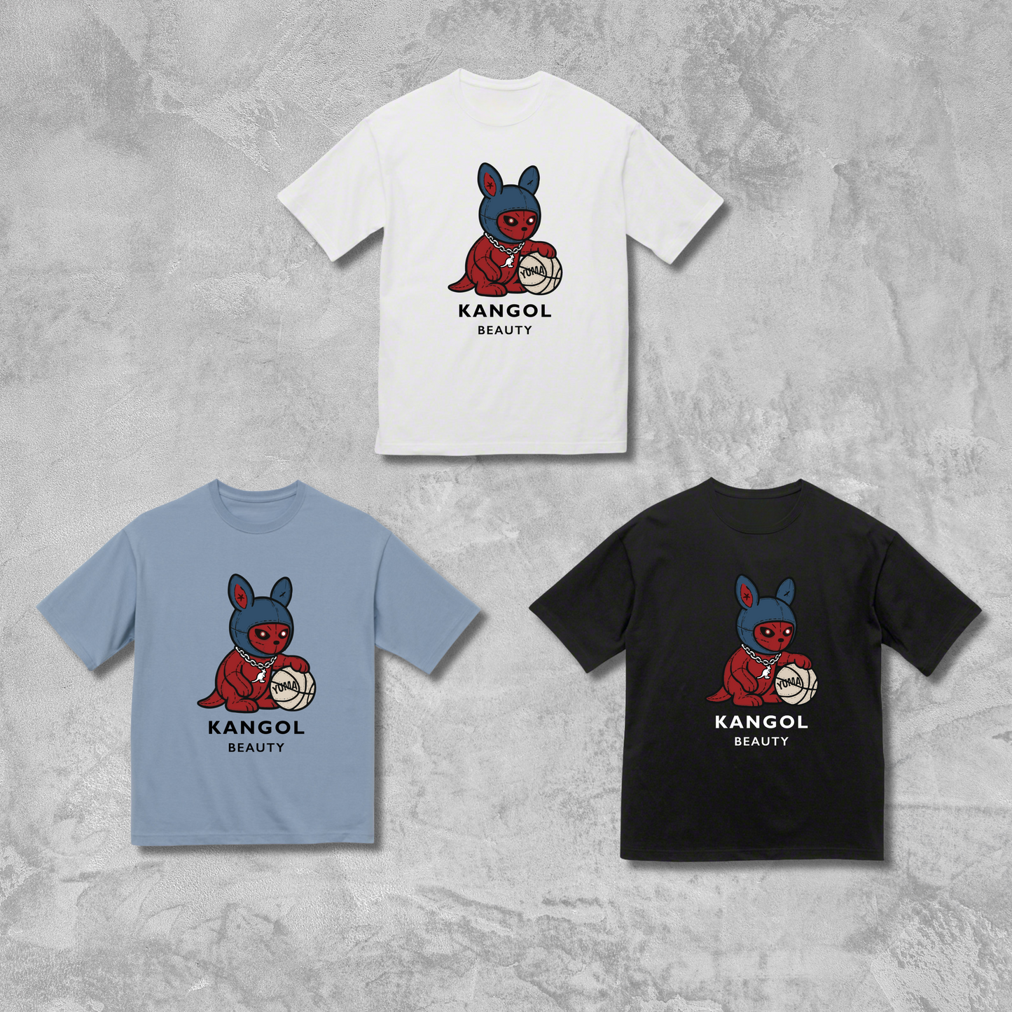 yuma × KB ビッグシルエットTシャツ