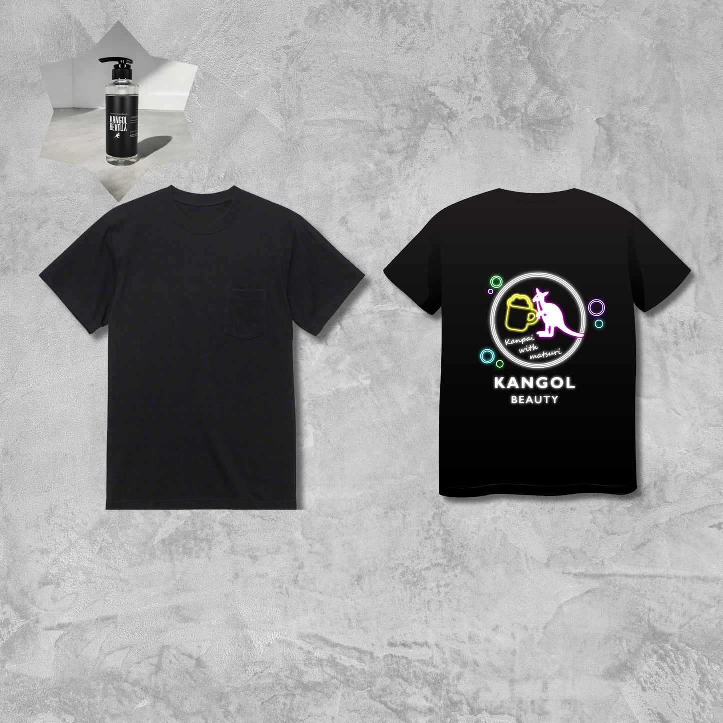 風宮まつり×KB ポケット付きTシャツセット①