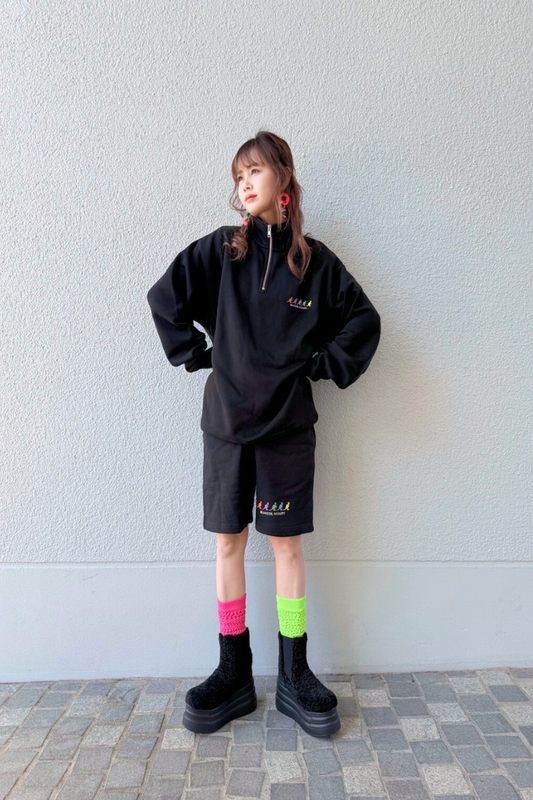 新垣里沙 × KB ハーフジップパーカー