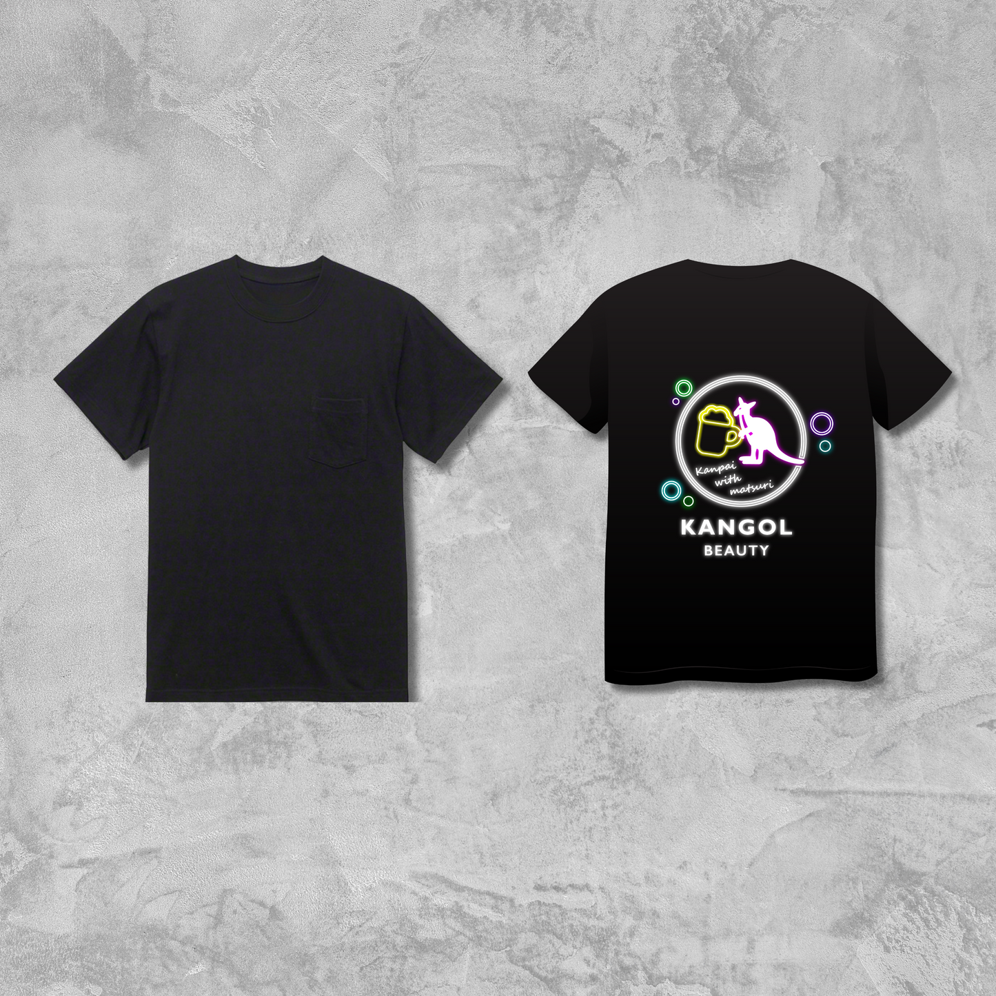 風宮まつり×KB ポケット付きTシャツ