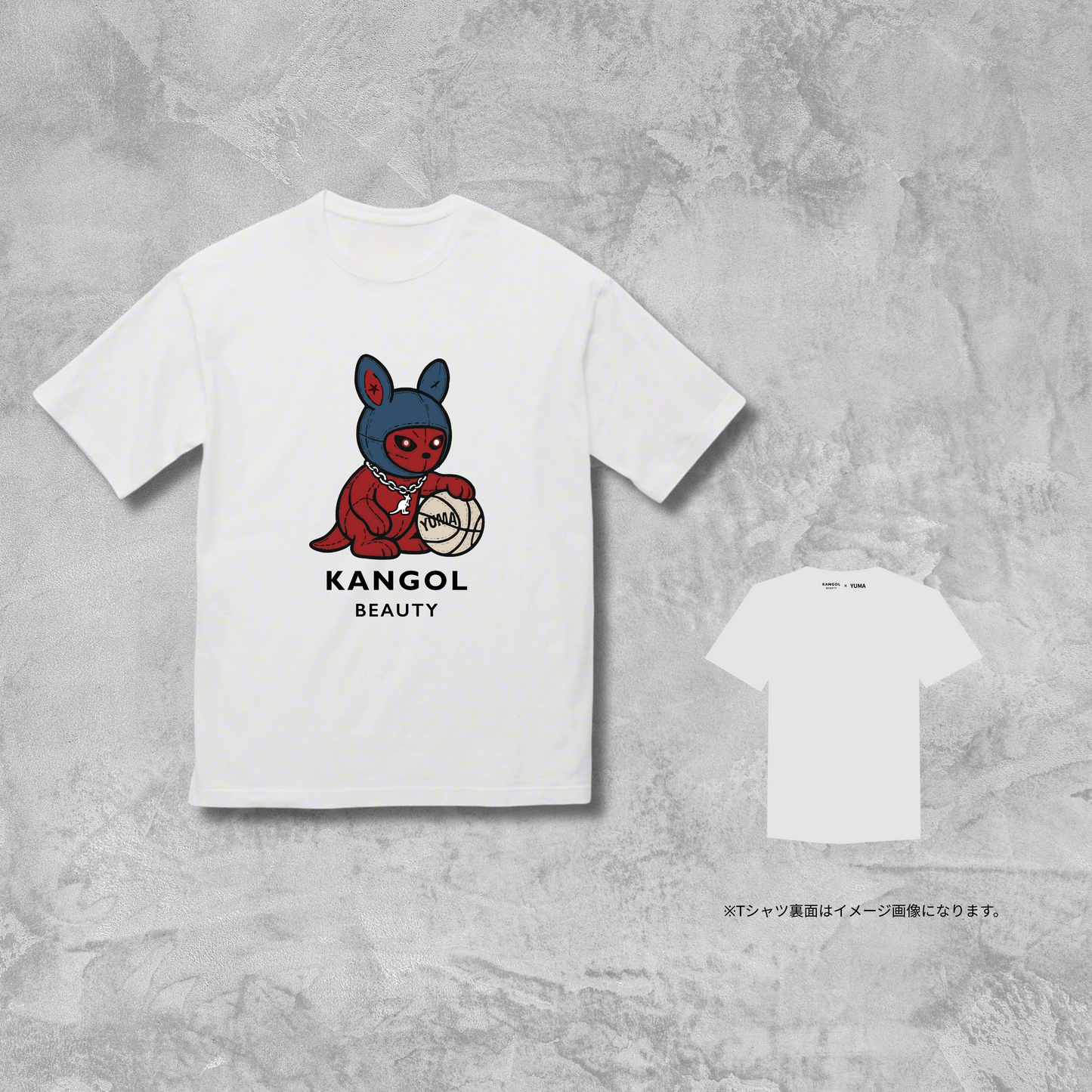 yuma × KB ビッグシルエットTシャツ