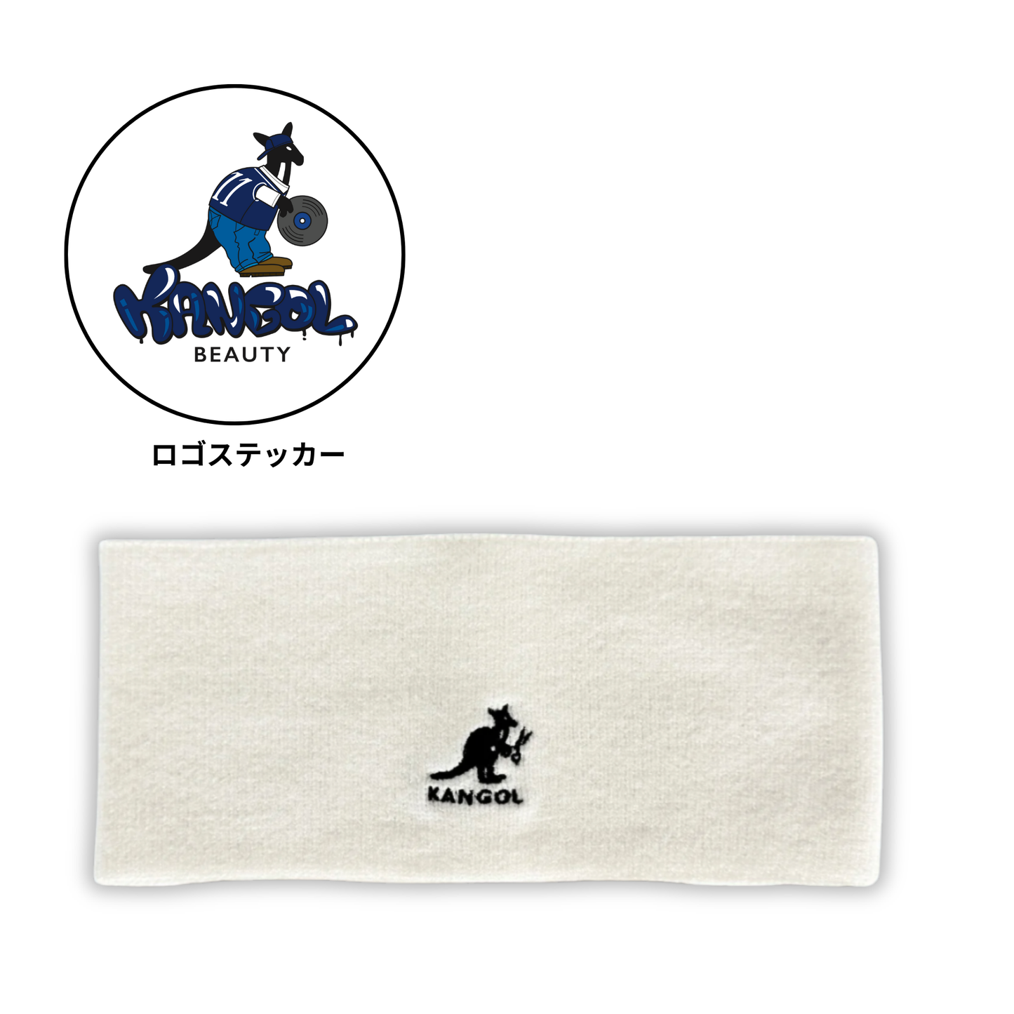 LiN × KBコラボ/ヘアバンド ロゴステッカー付・期間限定商品