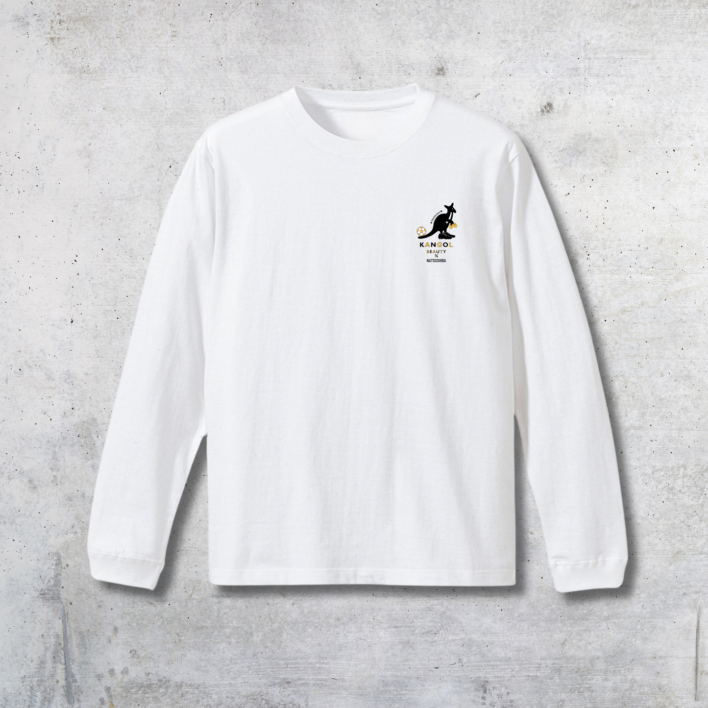 なつしば × KBロングTシャツホワイト
