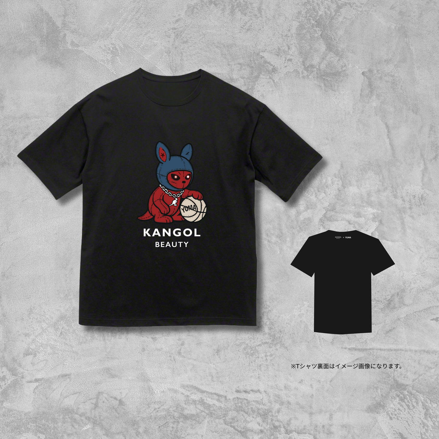 yuma × KB ビッグシルエットTシャツ