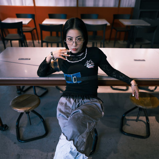 YUMERI x KBコラボ 【3点限定】リメイク チビTシャツ