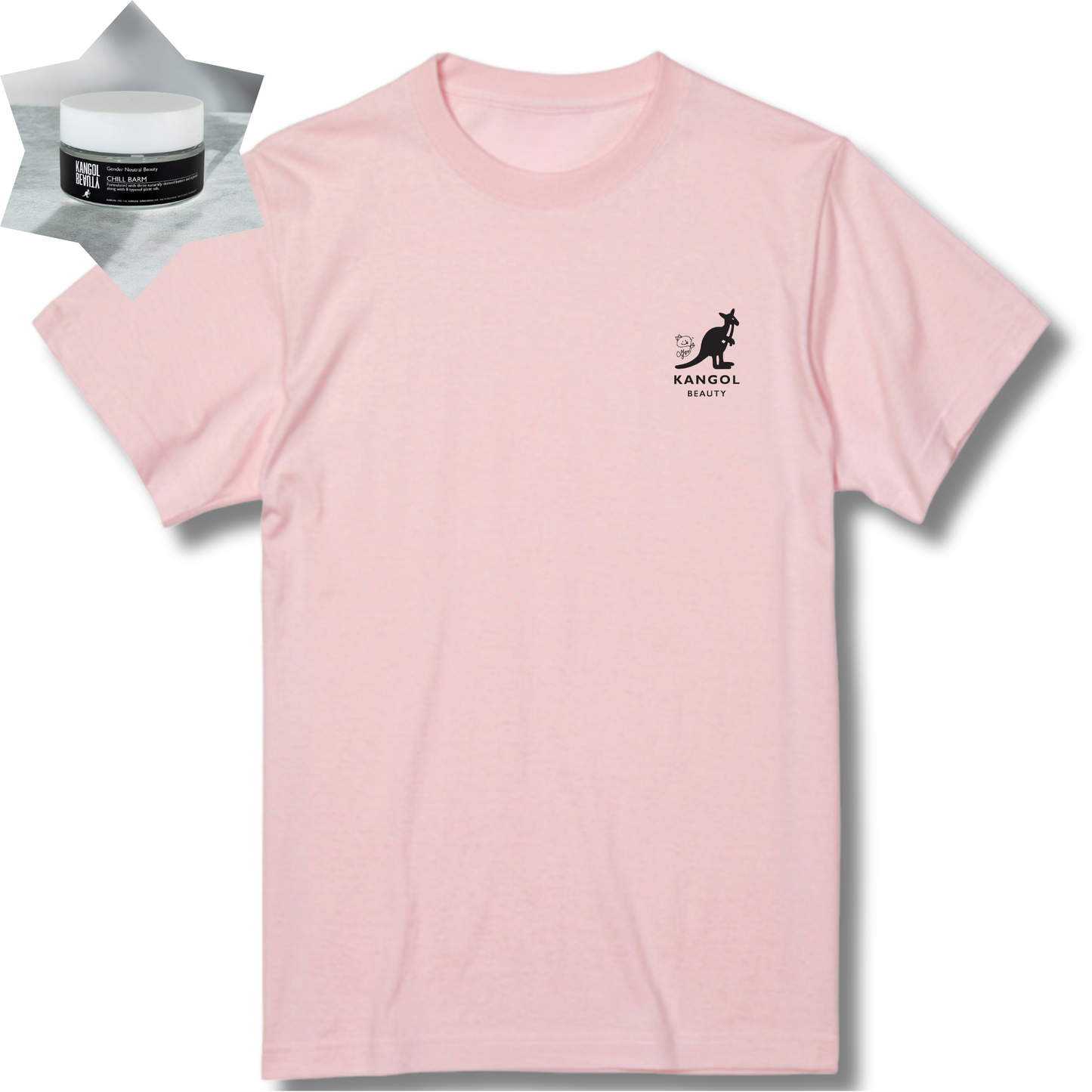森山小百合 × KBコラボ/Tシャツ/写真集着用デザイン(サインVer.)＋ヘアバームセット