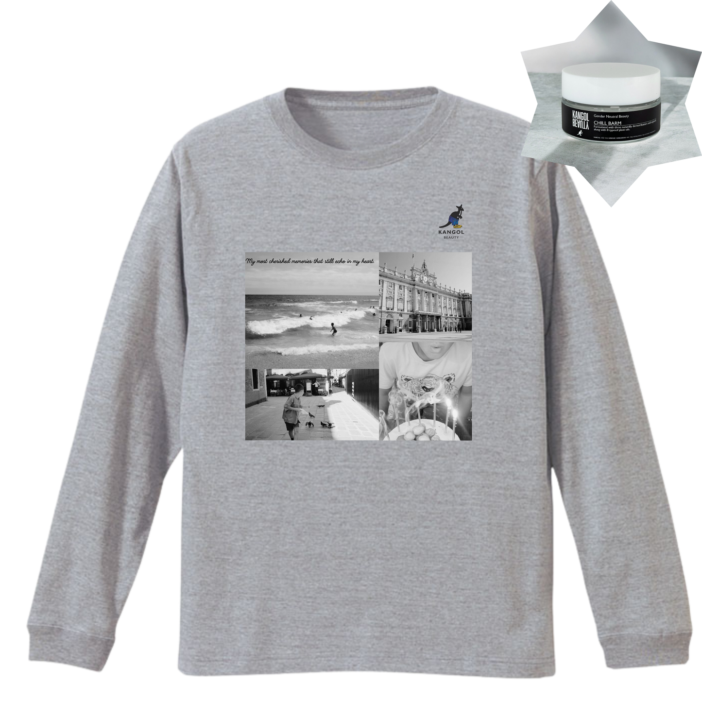 内田金吾 × KBコラボ/ロングTシャツ＋バームセット