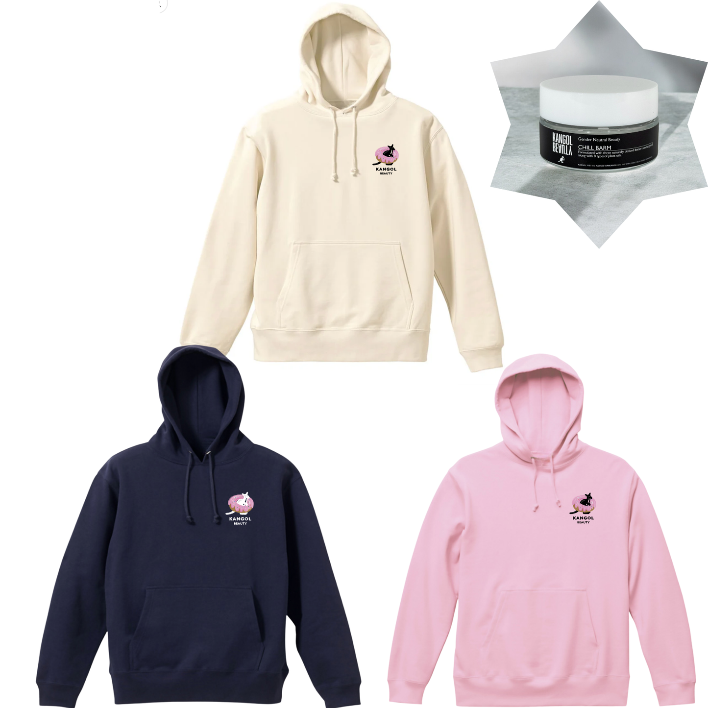 食の変態 × KBコラボ/パーカー＋ヘアバームセット