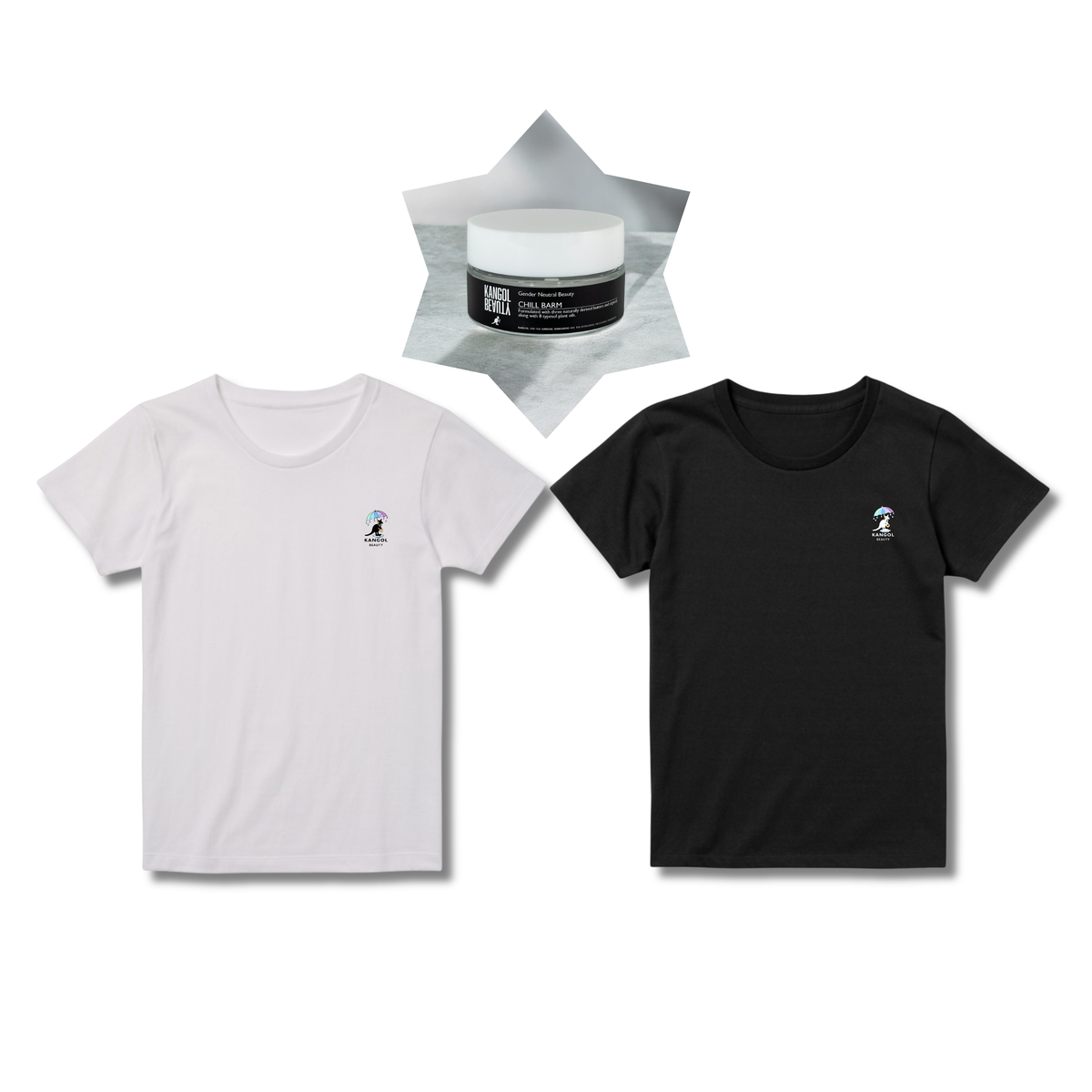 Leina × KBコラボ /ガールズTシャツ+チルバームセット