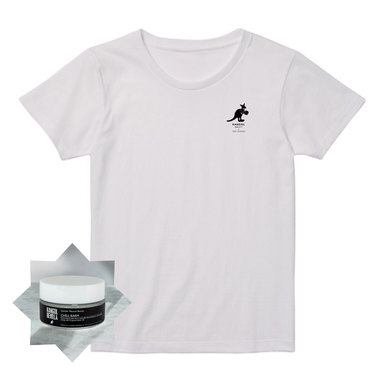 吉川太郎 × KB Tシャツ  ガールズサイズ ＋チルバームセット