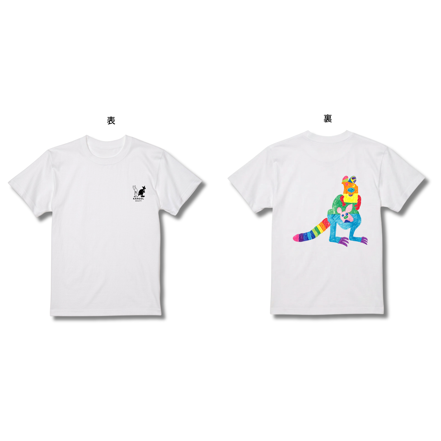 ぽるぽるふぁみりー × KBコラボ /キッズTシャツ