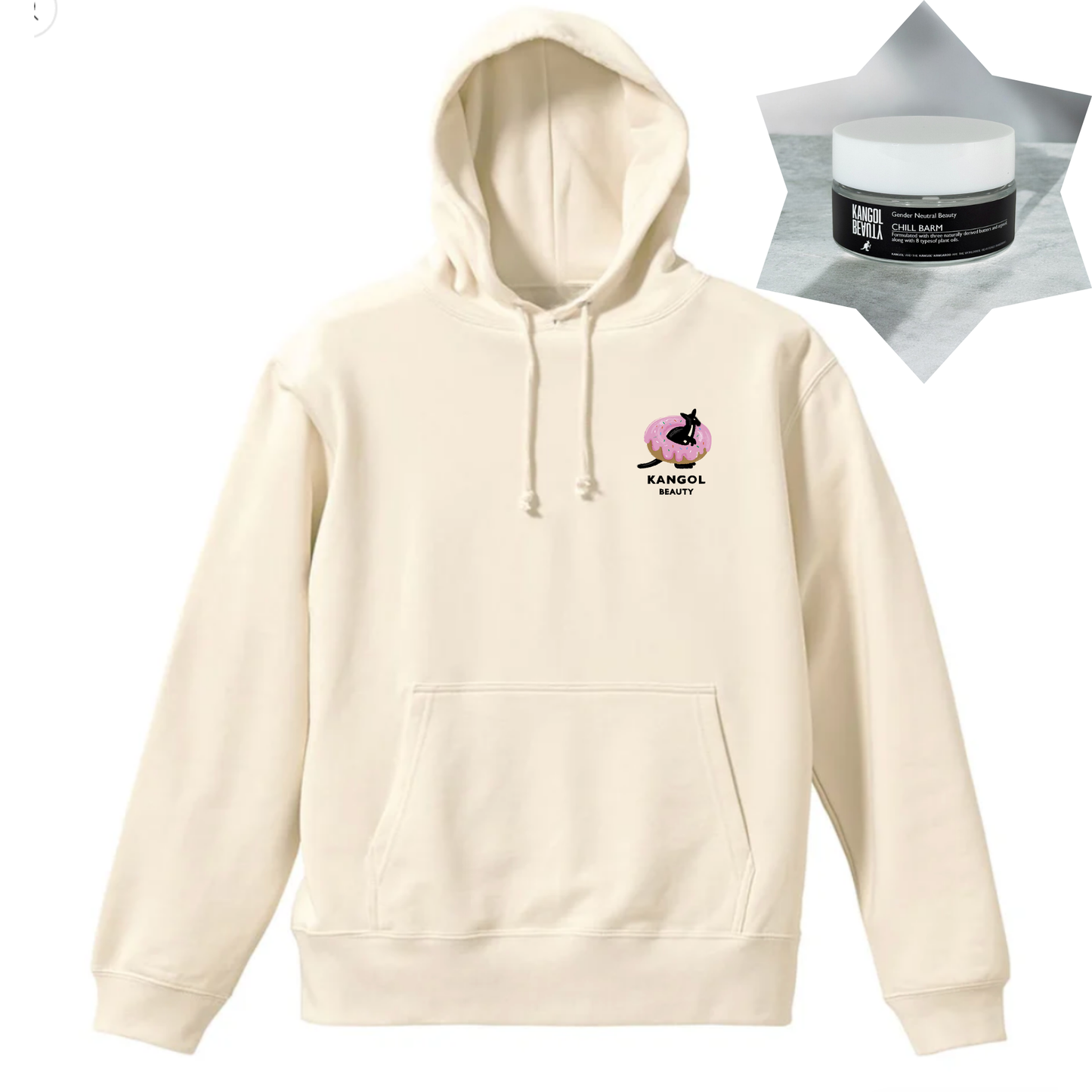 食の変態 × KBコラボ/パーカー＋ヘアバームセット