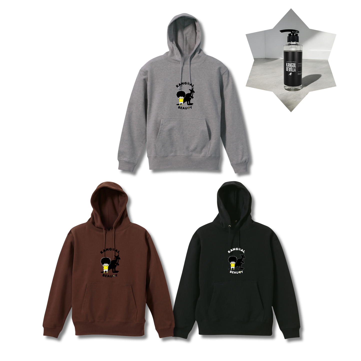 古橋亨梧 × KB パーカー&シャンプーボトルセット