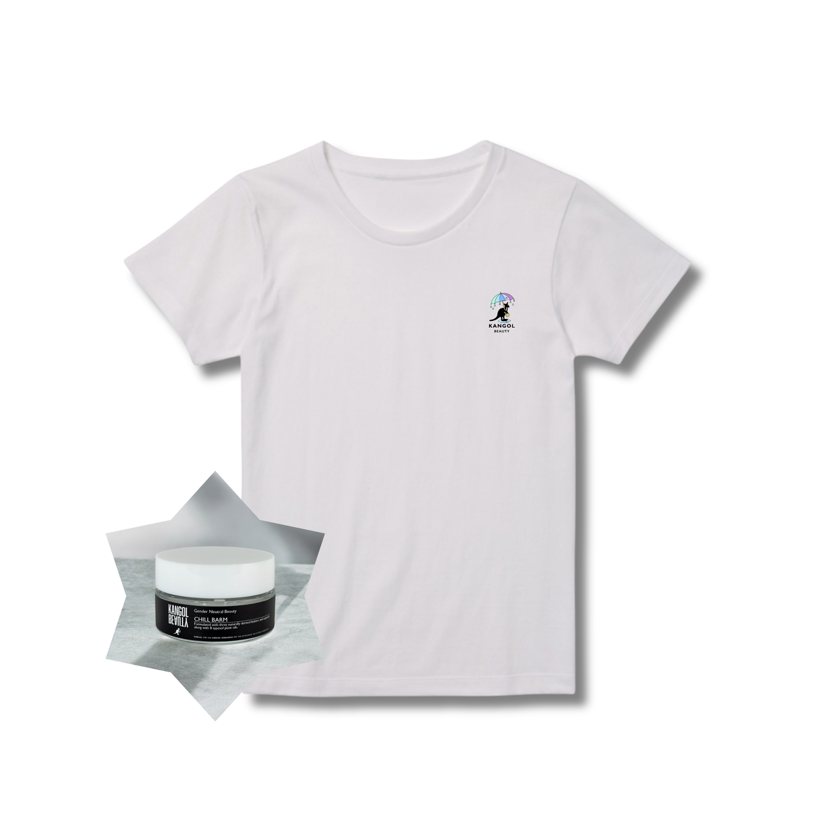Leina × KBコラボ /ガールズTシャツ+チルバームセット