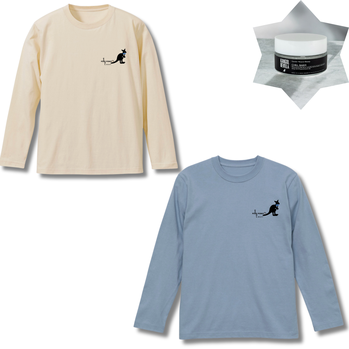 あおちゃんねる × KBコラボ/ロングTシャツ＋バームセット