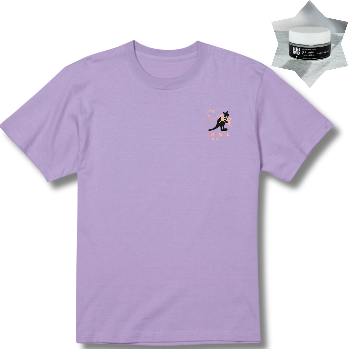 岩井七世×KBコラボ/Tシャツ＋ヘアバームセット