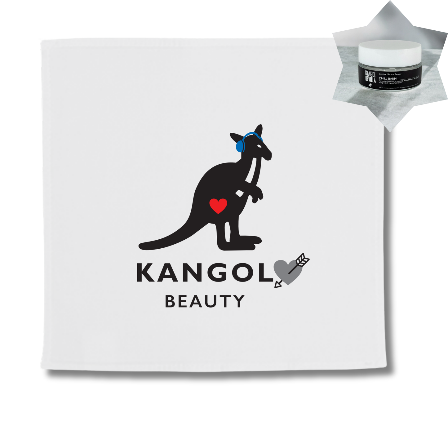 秋山みづき×KBコラボ ハンカチ＋ヘアバームセット