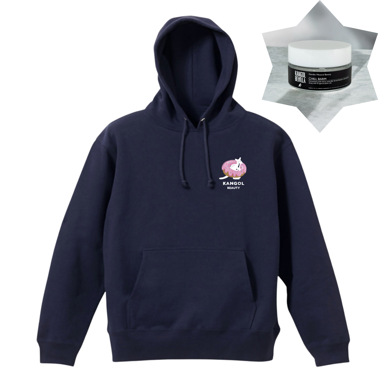 食の変態 × KBコラボ/パーカー＋ヘアバームセット