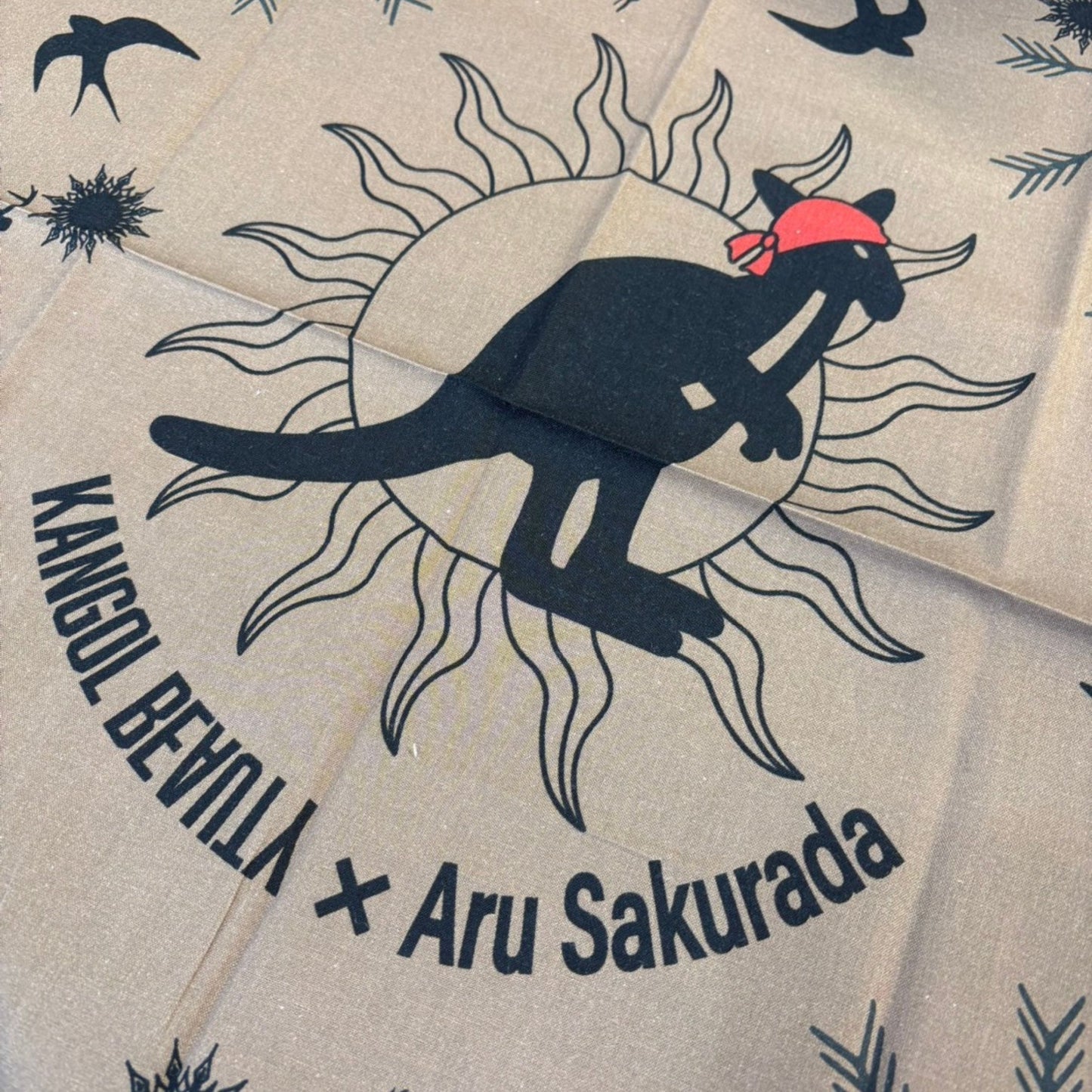 Aru Sakurada ×KB バンダナセット+（非売品）コラボロゴステッカー付