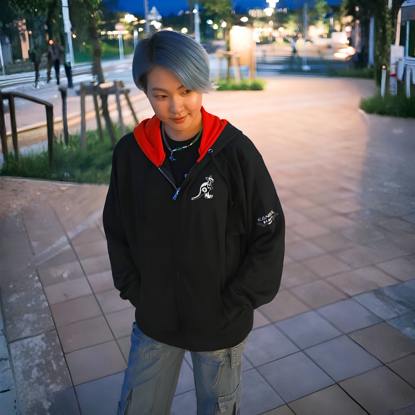 よろこび☀️ × KB ZIPパーカー