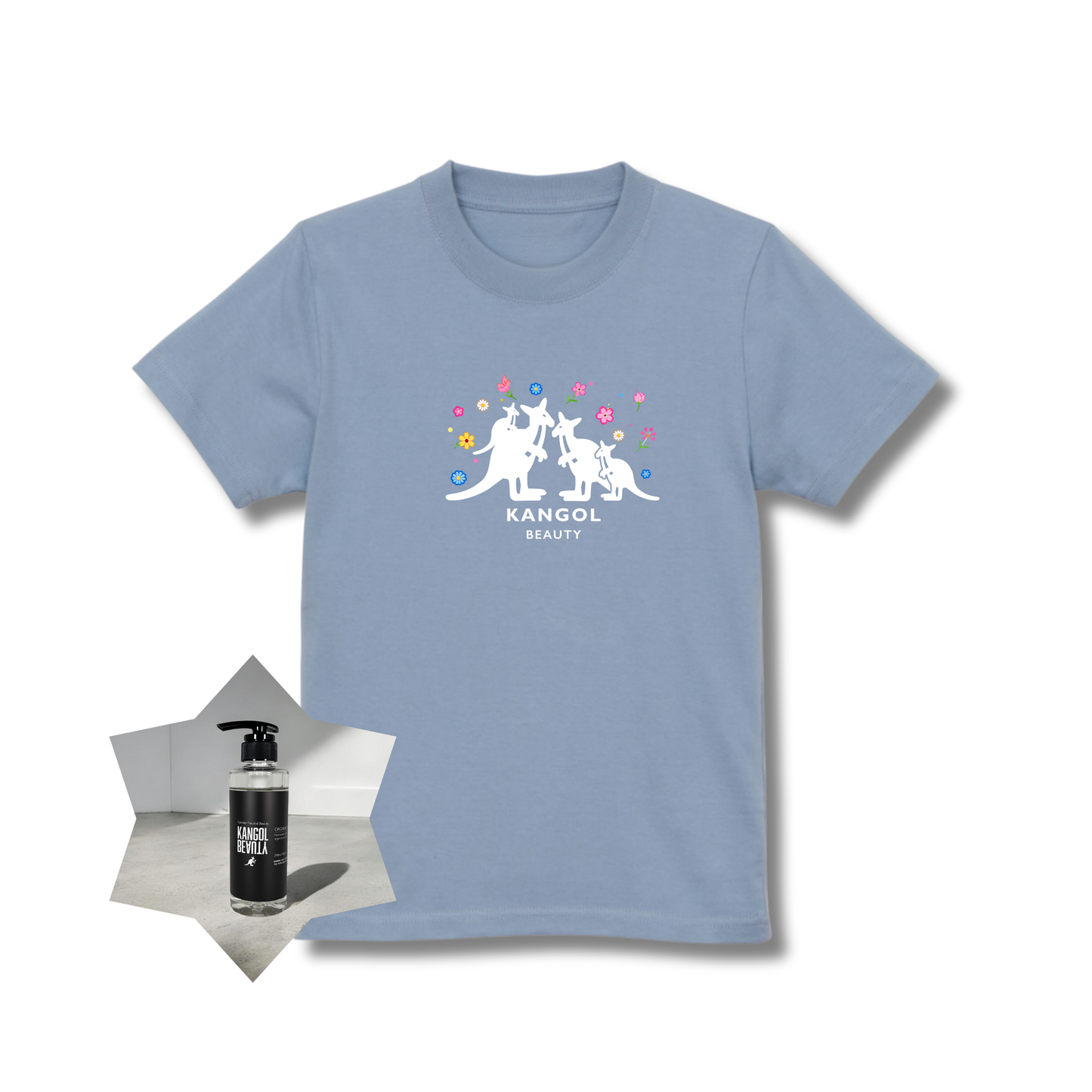 破天荒夫婦 × KBコラボ /キッズTシャツ+シャンプーセット