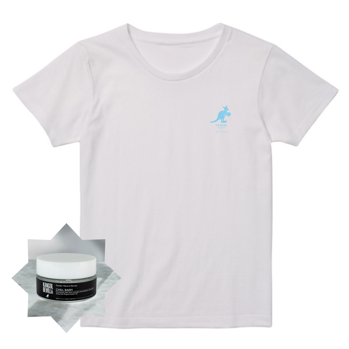 吉川太郎 × KB Tシャツ  ガールズサイズ ＋チルバームセット