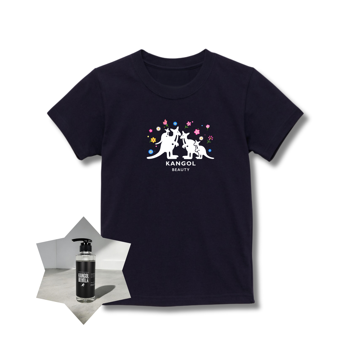破天荒夫婦 × KBコラボ /キッズTシャツ+シャンプーセット