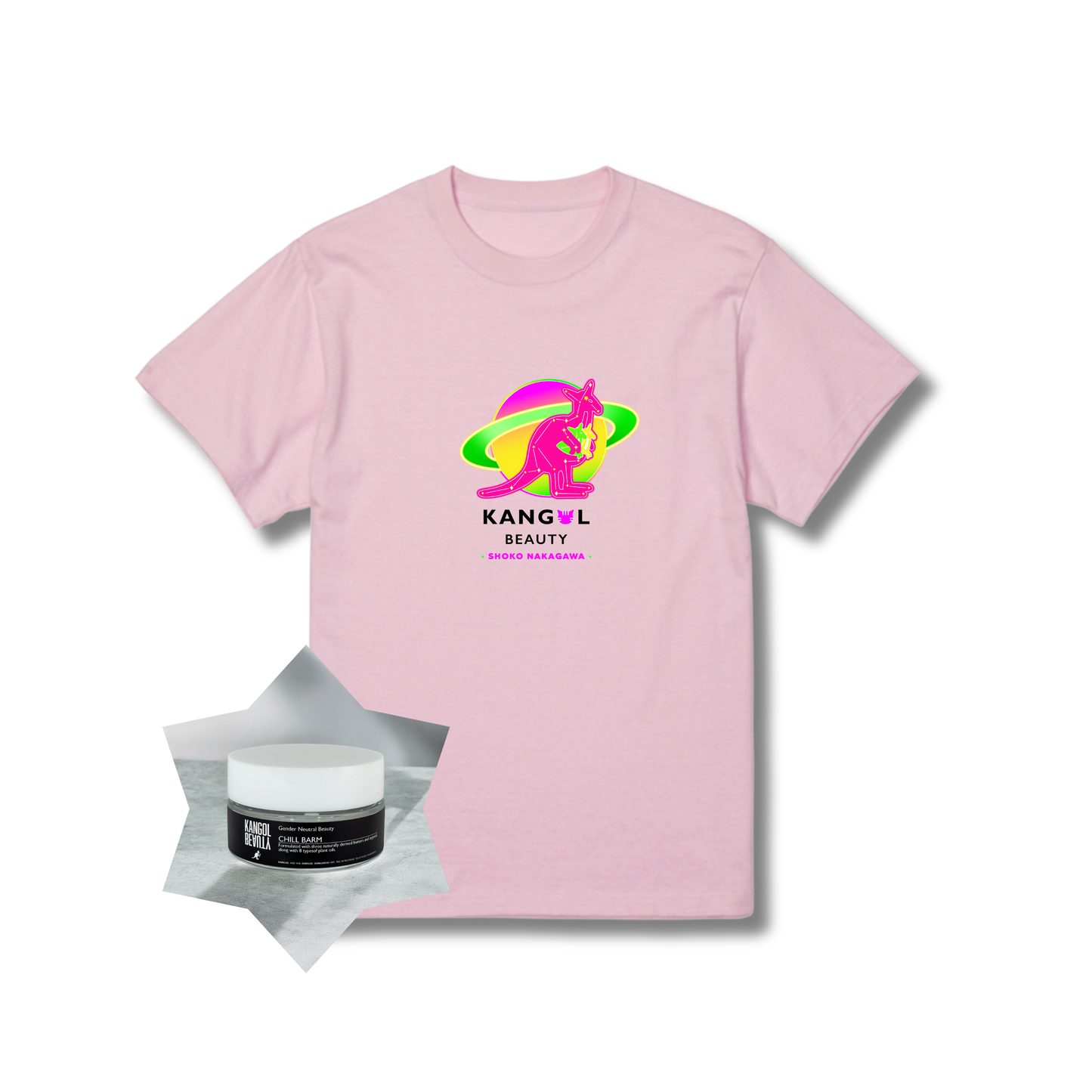 中川翔子 × KBコラボ /ノーマルTシャツ（キッズサイズあり）+チルバームセット