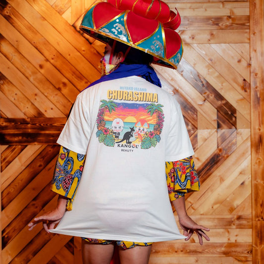 チョンダラー＆まもるくん × KBコラボ/Tシャツ(夕日)【限定ステッカー付き】