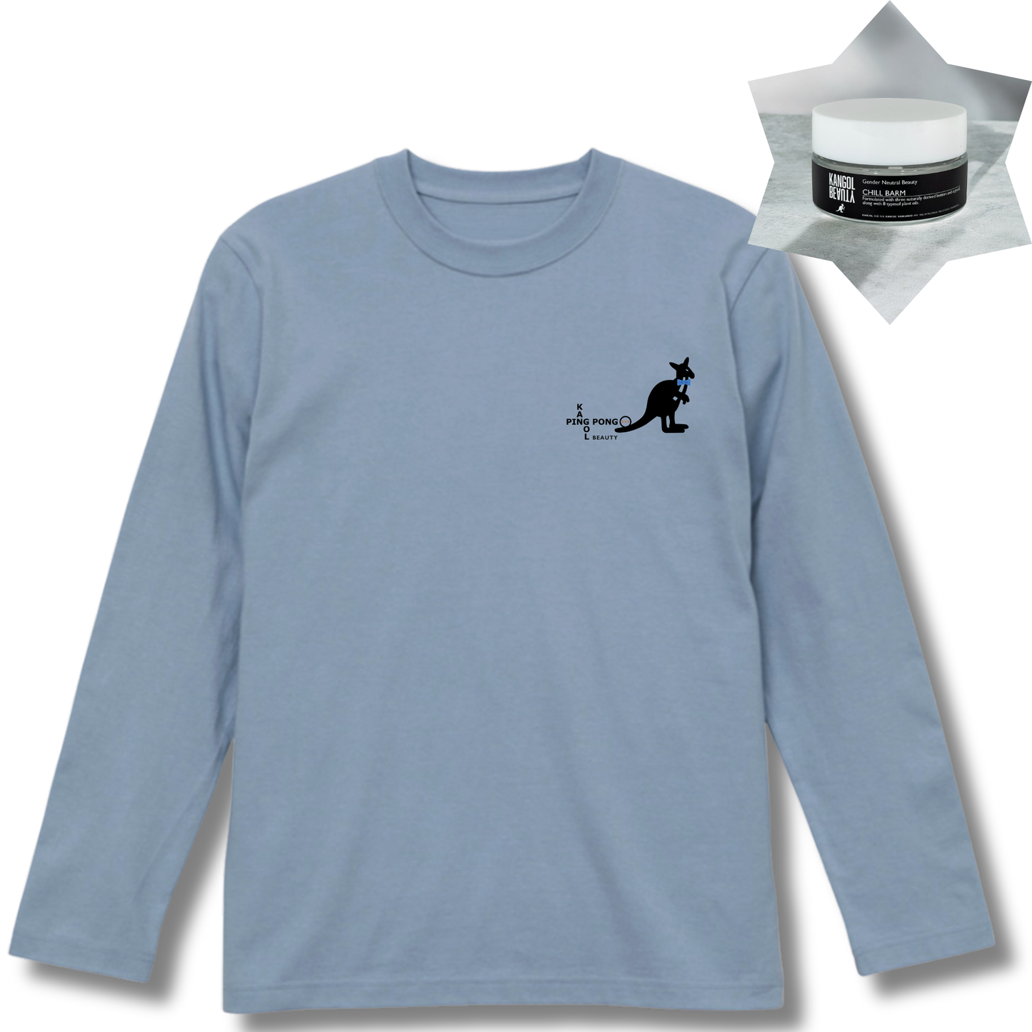 あおちゃんねる × KBコラボ/ロングTシャツ＋バームセット