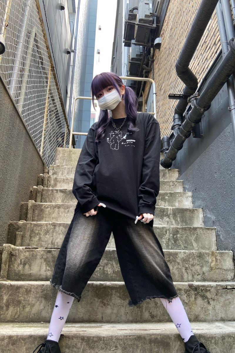 梛 × KBロングTシャツブラックセット