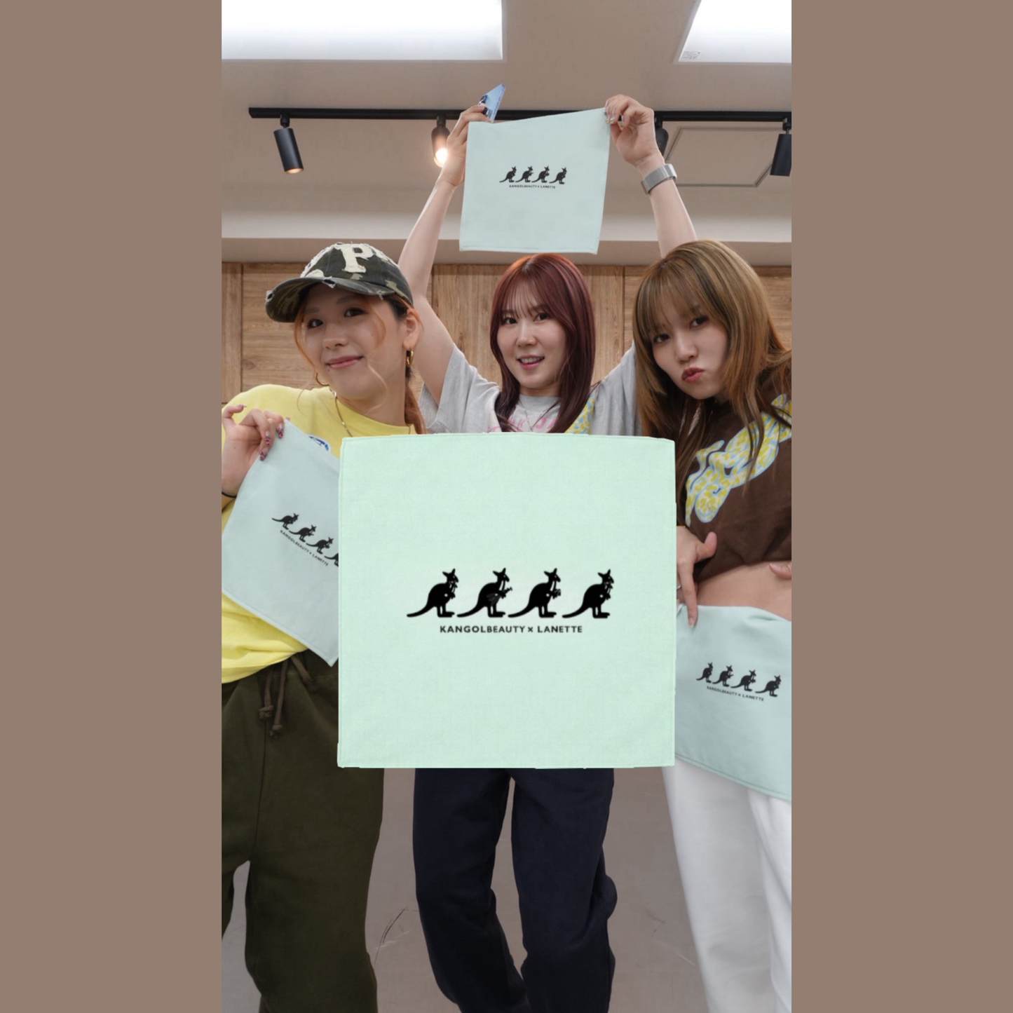 らねっと × KB ハンカチ