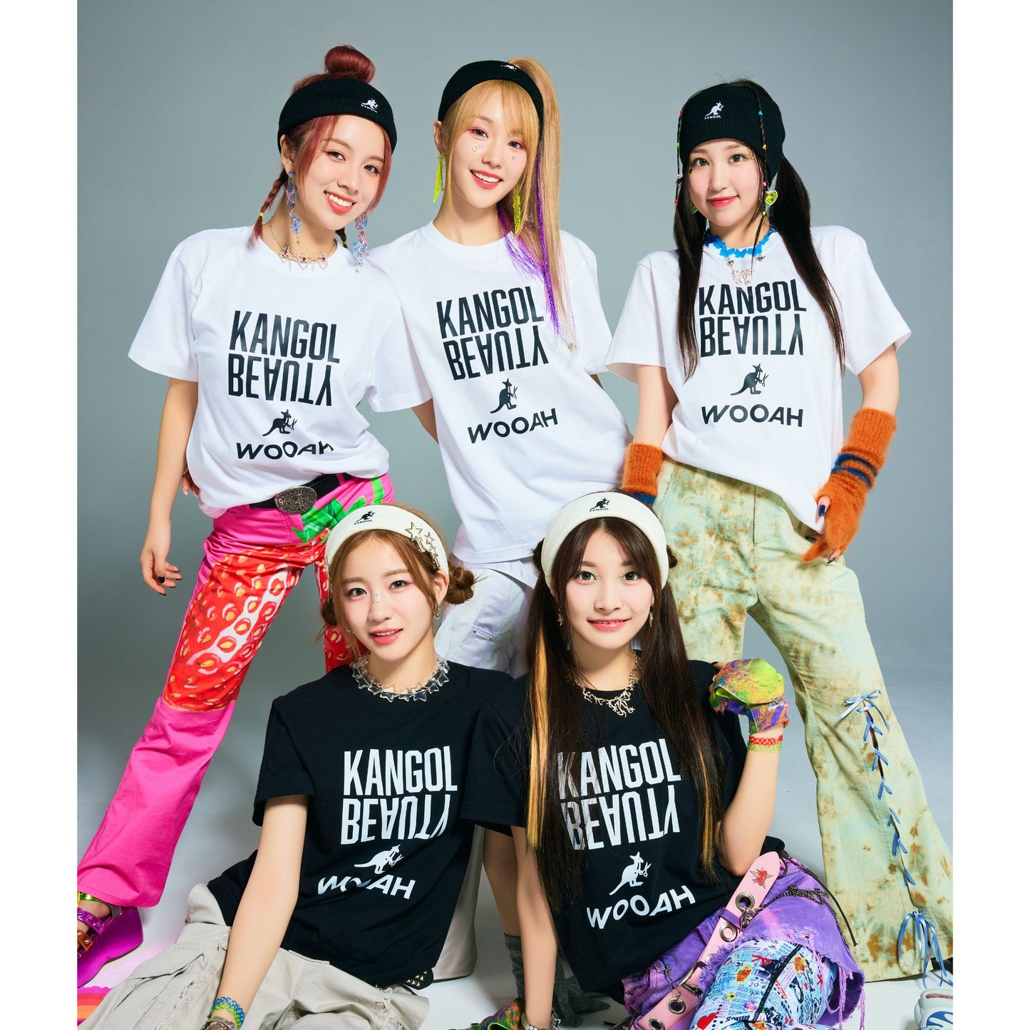 WOOAH x KANGOL BEAUTYコラボTシャツ/MINSEO(ミンソ)민서・Limited Edition