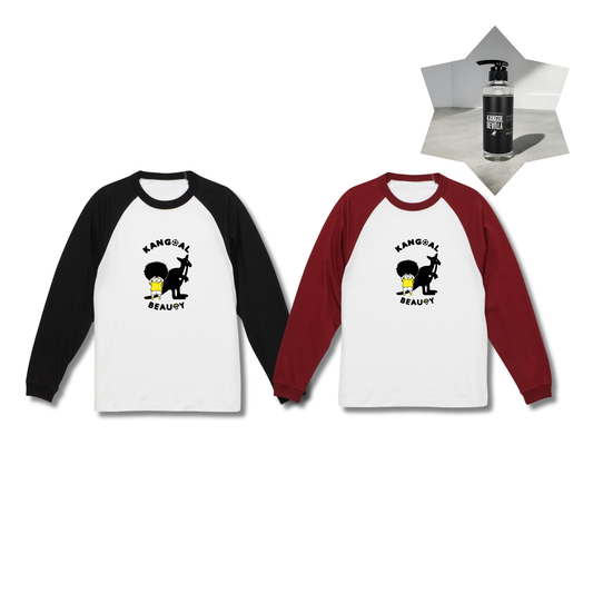 古橋亨梧 × KB ラグランロングTシャツ&シャンプーボトルセット