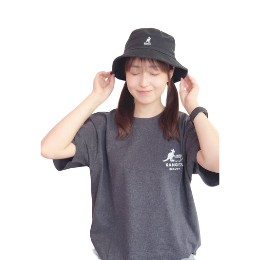 安田明夏 × KANGOL BEAUTYコラボ/Tシャツ(ワンポイント)