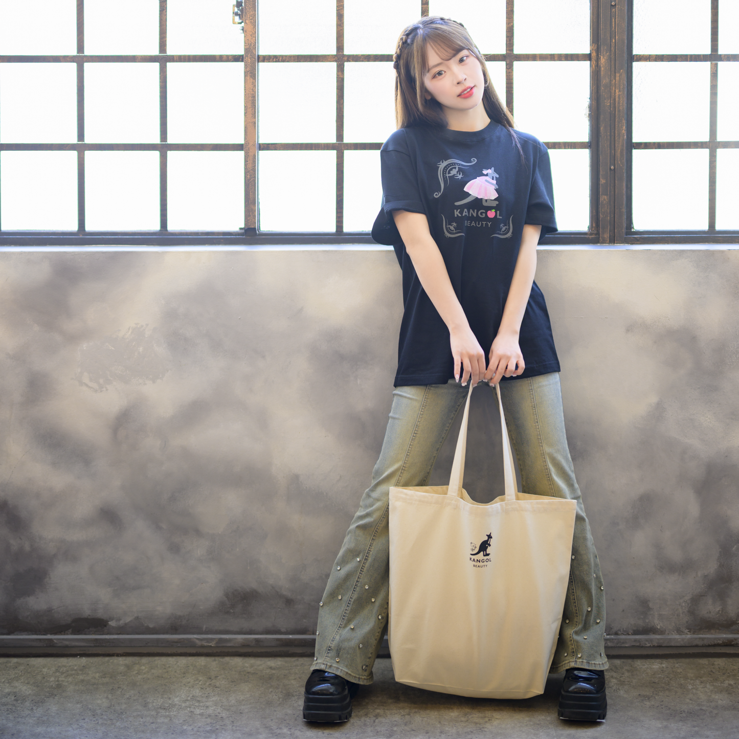 森山小百合 × KBコラボ/Tシャツ/写真集着用デザイン(さゆりんごVer.)