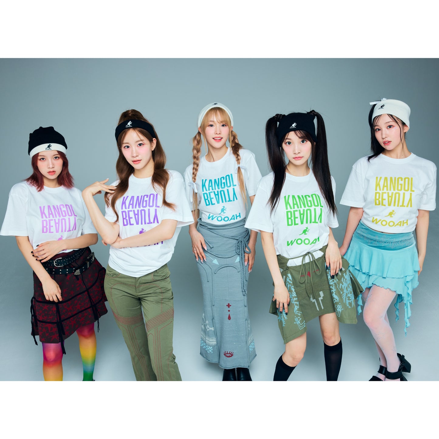 WOOAH x KANGOL BEAUTYコラボTシャツALLメンバーLimited Edition