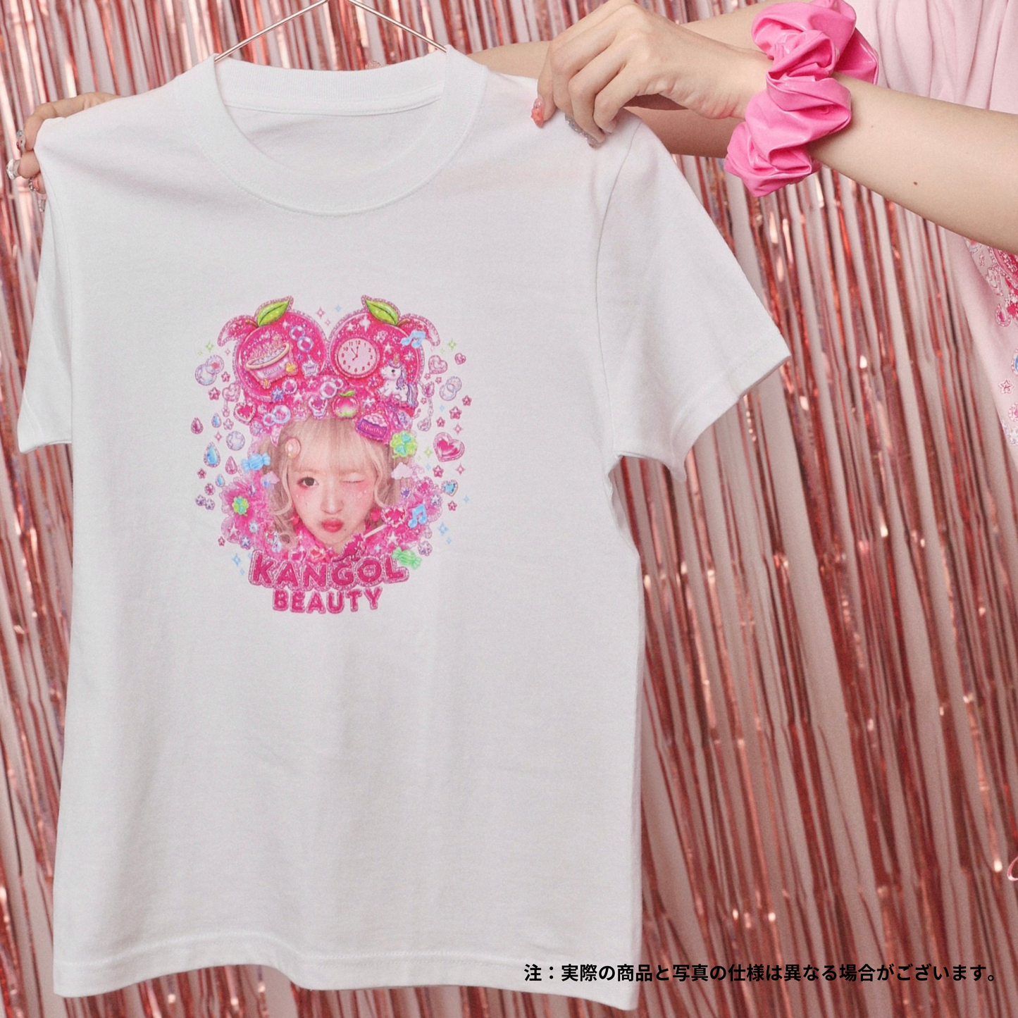 まるもももか🍑🐷 × KBコラボ/Tシャツ＋シャンプーセット（オリジナルステッカー付き）
