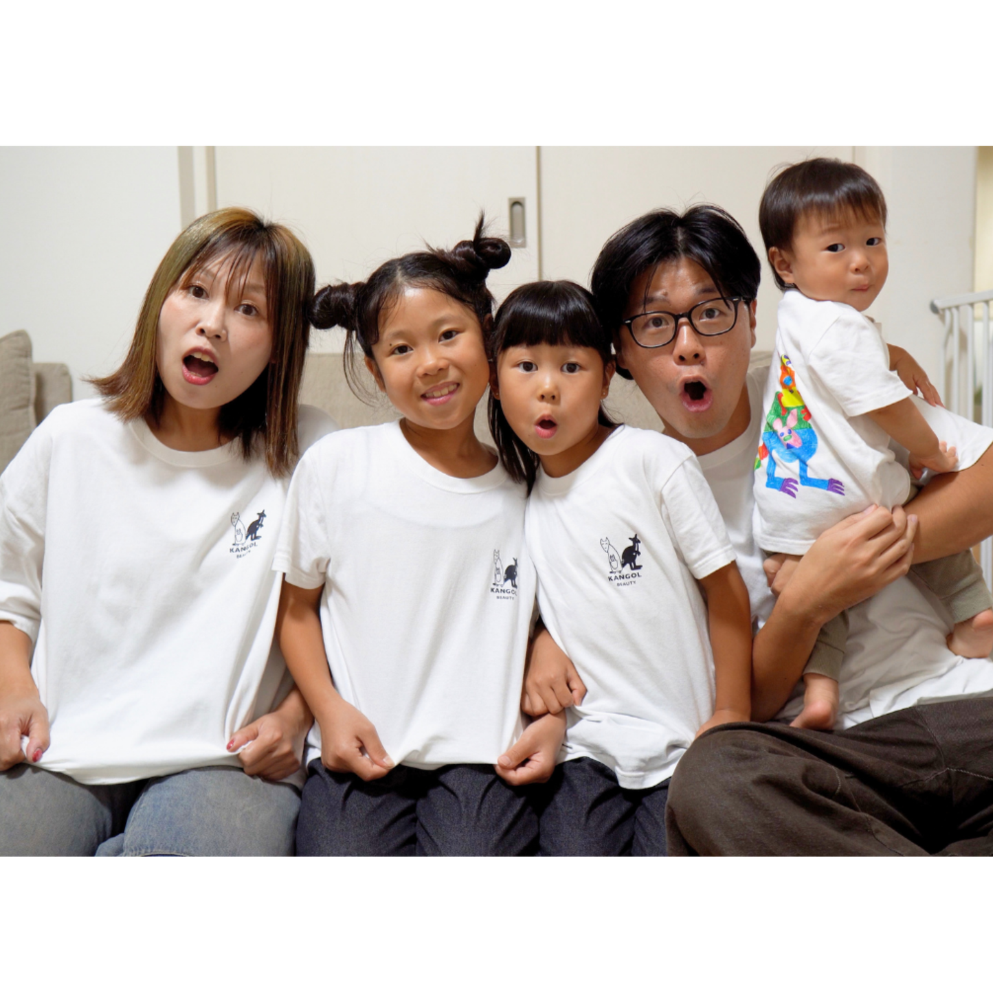 ぽるぽるふぁみりー × KBコラボ /キッズTシャツ