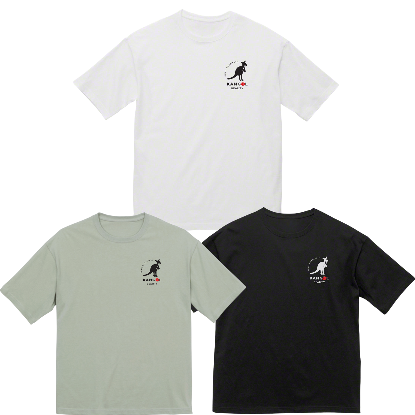 ENVii GABRIELLA × KBコラボ/ビッグシルエットTシャツ