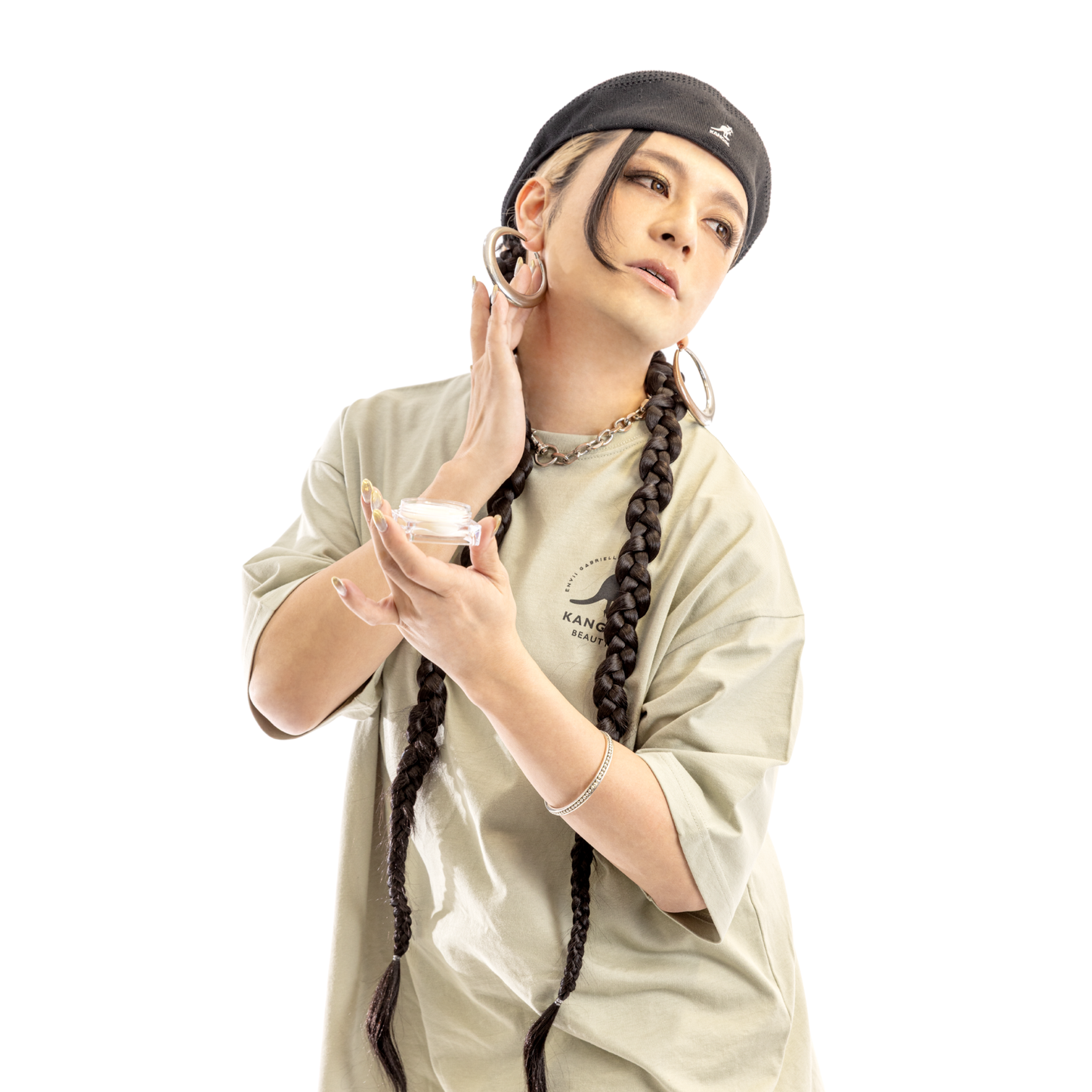 ENVii GABRIELLA × KBコラボ/ビッグシルエットTシャツ＋フレグランスバームセット