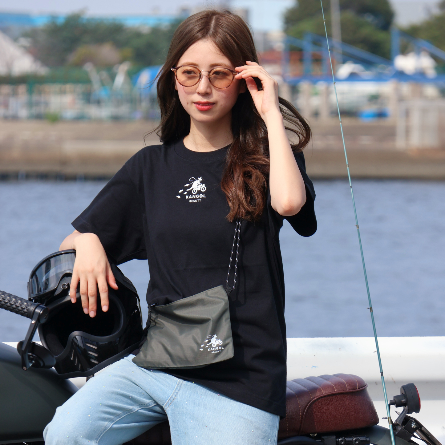 竹内千景 × KBコラボ/Tシャツ＋ヘアバームセット